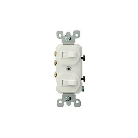 Leviton Combination Device Switch Combo Single Pole 5241-WS